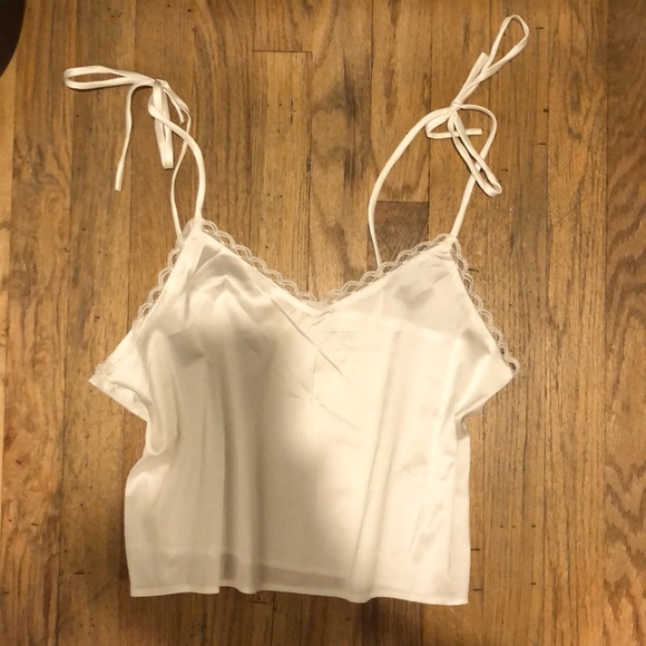 ROMWE Tops - Never Worn! Romwe silk-texture tank top